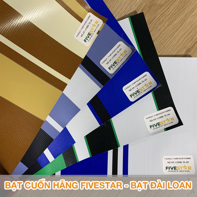 Rèm che nắng ban công tự cuốn hãng FIVESTAR – mã TF03