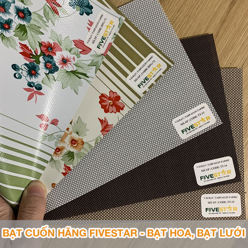 Bạt lưới che nắng ban công hãng FIVESTAR – mã TT16