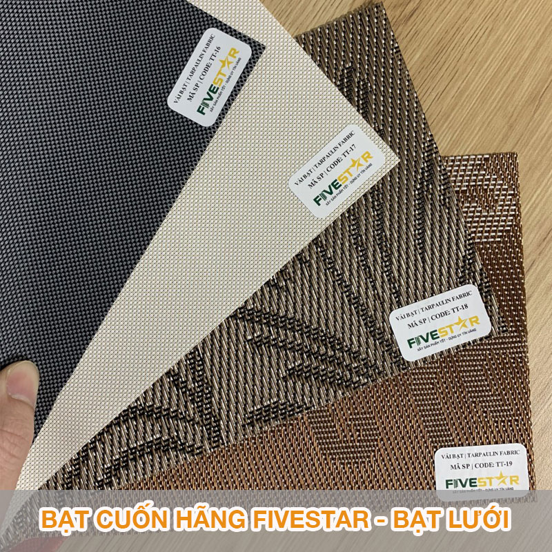Bạt lưới che nắng ban công hãng FIVESTAR – mã TT16