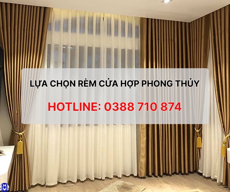 Cách lựa chọn rèm cửa phù hợp với phong thủy ngôi nhà