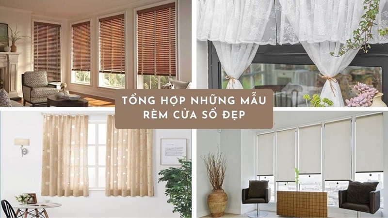 Những mẫu rèm cửa sổ hiện đại phù hợp cho mọi loại cửa sổ – Xu hướng trang trí nội thất 2026